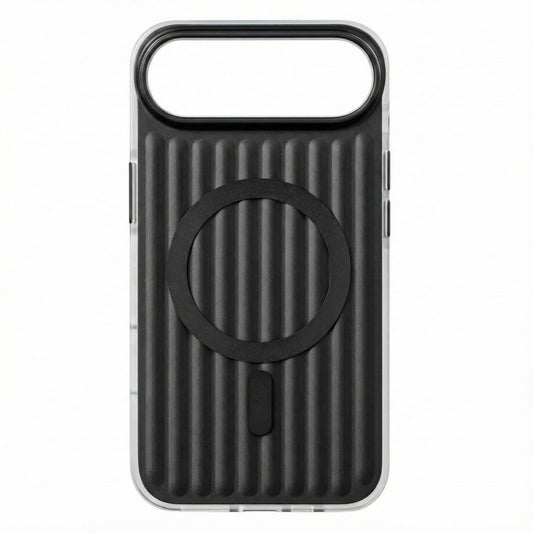 SkynUp Prism Magnetic-Compatible Case for iPhone 17 Air | Slim Shockproof Cover with Strong Ring Magnet, Dual-Layer TPU+PC Protection & Scratch-Resistant Matte Grip | Black