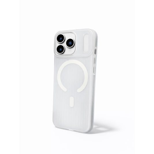 SkynUp Velar Premium Textured Back Cover Case for iPhone 17 Pro Max | Slim & Stylish Finish | White
