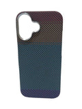 SkynUp Kevlar Premium Textured Back Cover Case for iPhone 17 | Ultra-Slim Carbon Fiber Design