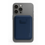 SkynUp Yoga Magnetic Wallet Slim Card Holder with Stand | Strong Magnetic Grip Holds 3+ Cards | Premium Leather | Designed for MagSafe Compatible 17/16/15/14/13/12/Pro/Pro Max/Plus Series