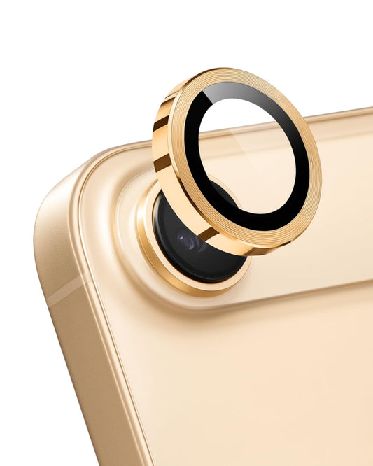 SkynUp Fluted Camera Lens Protector for iPhone 17 Air | 9H Tempered Glass | Anti-Scratch, HD Clarity & Full Lens Coverage | Easy Installation | Case-Friendly