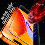 SkynUp 3D Silicon Tempered Glass Screen Protector Guard for iPhone 17 Air | High Clarity, 9H Hardness Scratch Resistant, Full Coverage, Military-Grade, Shatterproof, Screen Guard