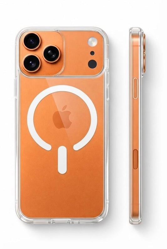 Skynup Arto Collection: Champagne Gold MagSafe Case for iPhone 17 Pro | Premium Designer Mobile Back Cover | Skynup