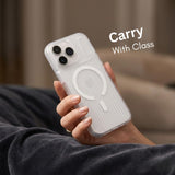 SkynUp Velar Premium Textured Back Cover Case for iPhone 17 Pro Max | Slim & Stylish Finish | White