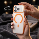 SkynUp Velar Premium Textured Back Cover Case for iPhone 17 Pro | Slim & Stylish Finish | Orange