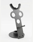 SkynUp Hair Dryer Stand Holder | Premium Metal Docking Station & Bathroom Organizer | Magnetic Accessory Storage Rack for Blow Dryer, Diffuser & Nozzles | Heavy Duty Anti-Slip Base (Dark Grey)