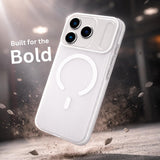 SkynUp Velar Premium Textured Back Cover Case for iPhone 17 Pro | Slim & Stylish Finish | White