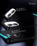 SkynUp Fluted Camera Lens Protector for iPhone 17 | 9H Tempered Glass | Anti-Scratch, HD Clarity & Full Lens Coverage | Easy Installation | Case-Friendly