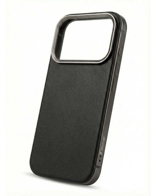 SkynUp Linea Premium Leather Back Cover Case for iPhone 17 Pro | MagSafe Compatible