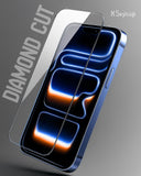 SkynUp Diamond Tempered Glass Screen Protector Guard | High Clarity, 9H Hardness Scratch Resistant, Full Coverage, Military-Grade, Shatterproof, Screen Guard