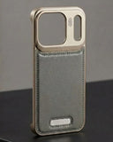 SkynUp Capri Metallic Aroma Perfume Back Cover for iPhone 17 Pro Max | Metallic Finish | Protective Design | Grey