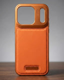 SkynUp Capri Metallic Aroma Perfume Back Cover for iPhone 17 Pro | Metallic Finish | Protective Design | Orange