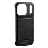 Skynup Capri Collection: Vintage Leather & Aluminum Case for iPhone 17 Pro | Premium Designer Mobile Back Cover | Skynup