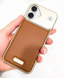 SkynUp Capri Metallic Aroma Perfume Back Cover for iPhone 17 | Metallic Finish | Protective Design | Brown