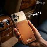 SkynUp Capri Metallic Aroma Perfume Back Cover for iPhone 17 | Metallic Finish | Protective Design | Brown
