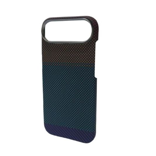 SkynUp Kevlar Premium Textured Back Cover Case for iPhone 17 Air | Ultra-Slim Carbon Fiber Design | Blue