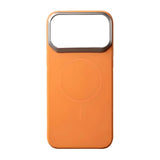 SkynUp Halo Magnetic Back Cover Case Compatible with iPhone 17 Pro Max | Shockproof Hybrid TPU & Hard PC Matte Finish | Slim Wireless Charging Protection | Orange