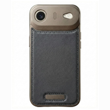 SkynUp Capri Metallic Aroma Perfume Back Cover for iPhone 17 Air | Metallic Finish | Protective Design | Grey