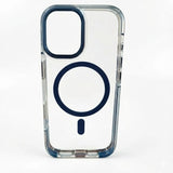 Skynup Clario Collection: Crystal Clear MagSafe Case with Silver Lens Guard for iPhone 17 | Premium Designer Mobile Back Cover | Skynup