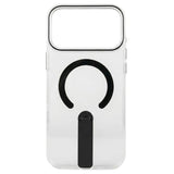 Skynup Titan Collection: Clear MagSafe Case with Metallic Stand for iPhone 17 Pro | Premium Designer Mobile Back Cover | Skynup