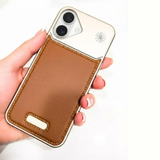 SkynUp Capri Metallic Aroma Perfume Back Cover for iPhone 17 | Metallic Finish | Protective Design | Brown