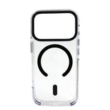 Skynup Clario Collection: Crystal Clear Case with Black Lens Guard for iPhone 17 Pro | Premium Designer Mobile Back Cover | Skynup