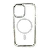 Skynup Clario Collection: Crystal Clear MagSafe Case with Silver Lens Guard for iPhone 17 | Premium Designer Mobile Back Cover | Skynup