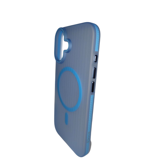 SkynUp Velar Premium Textured Back Cover Case for iPhone 17 | Slim & Stylish Finish | Light Blue