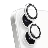 SkynUp Fluted Camera Lens Protector for iPhone 17 | 9H Tempered Glass with Full Coverage Protection | Anti-Scratch & HD Ultra Clear | Easy Installation | Compatible with Cases | Silver