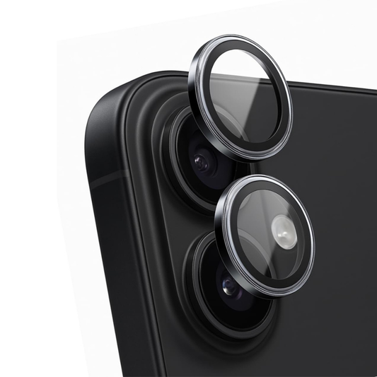 SkynUp Fluted Camera Lens Protector for iPhone 17 | 9H Tempered Glass | Anti-Scratch, HD Clarity & Full Lens Coverage | Easy Installation | Case-Friendly | Black