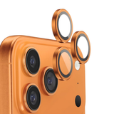 SkynUp Fluted Camera Lens Protector for iPhone 17 Pro / 17 Pro Max | 9H Tempered Glass | Anti-Scratch, HD Clarity & Full Lens Coverage | Easy Installation | Case-Friendly | Orange