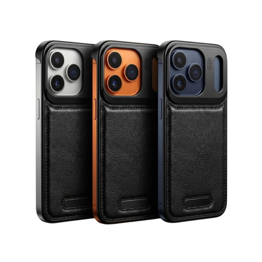 SkynUp Capri Metallic Aroma Perfume Back Cover for iPhone 17 Pro Max | Metallic Finish | Protective Design | Black