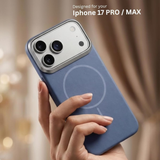 SkynUp Halo Magnetic Back Cover Case Compatible with iPhone 17 Pro Max | Shockproof Hybrid TPU & Hard PC Matte Finish | Slim Wireless Charging Protection | Black Grey