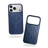 SkynUp Prism Magnetic-Compatible Case for iPhone 17 Pro | Slim Shockproof Cover with Strong Ring Magnet, Dual-Layer TPU+PC Protection & Scratch-Resistant Matte Grip | Dark Blue
