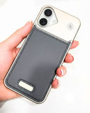 SkynUp Capri Metallic Aroma Perfume Back Cover for iPhone 17 | Metallic Finish | Protective Design | Brown